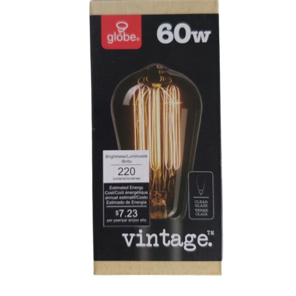 3/$20* Vintage Edison light bulbs 60W dimmable - Picture 3 of 9